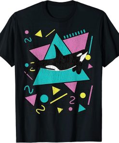 Orca Killer Whale Vintage 90s Retro 1990s Aesthetic Vibes T-Shirt