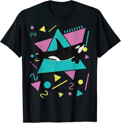 Orca Killer Whale Vintage 90s Retro 1990s Aesthetic Vibes T-Shirt